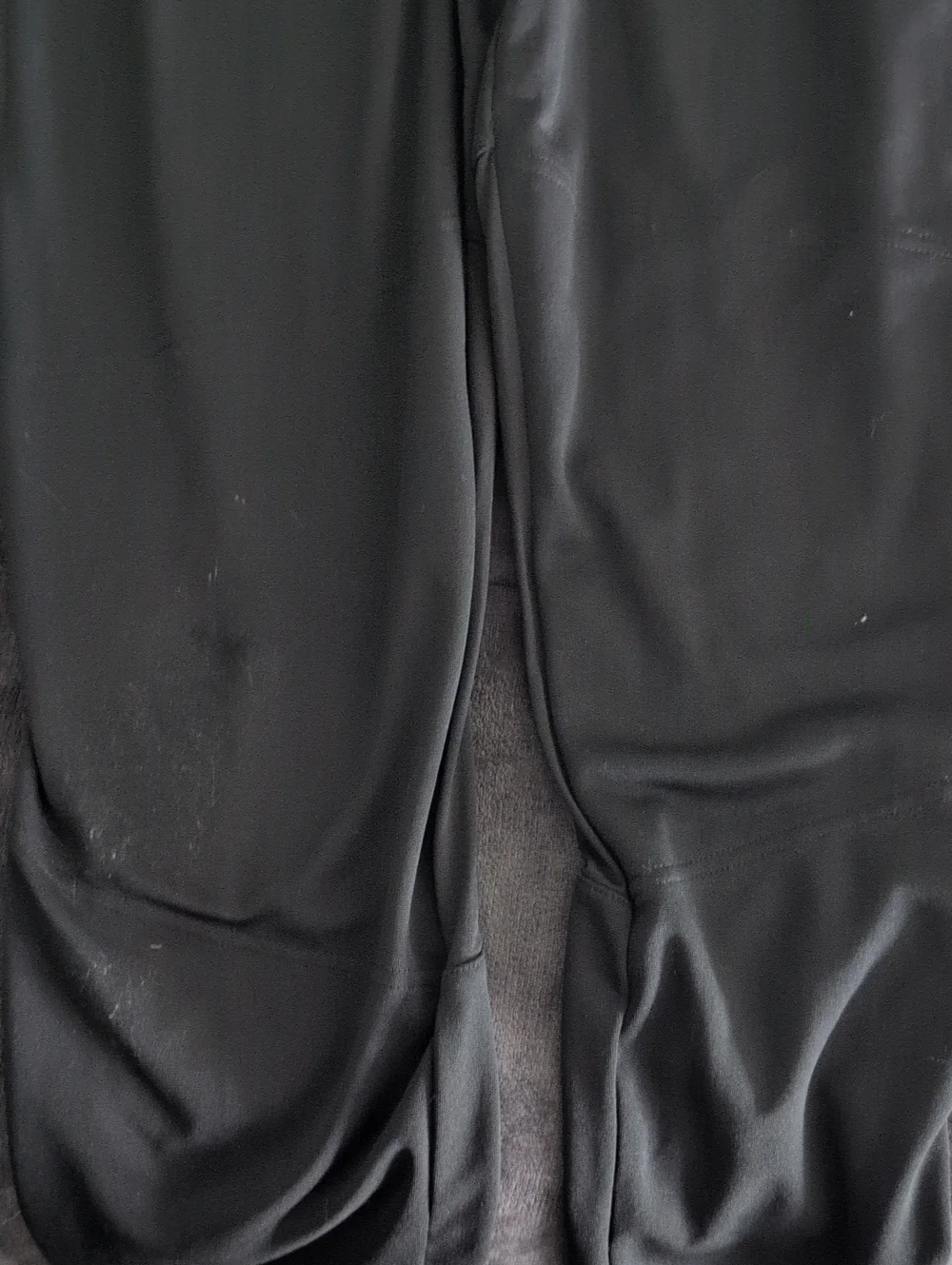 Nike Black Snap & Zipper Athletic Joggers with Swoosh
